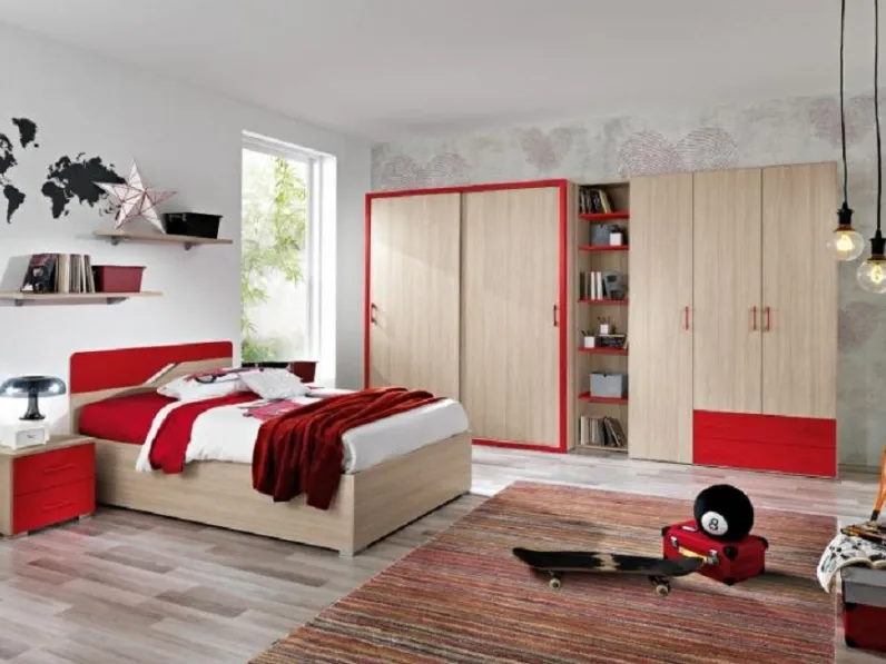 Sconto 30% su Cameretta letto 1/2 con contenitore Gruppo Silwood su Ecommerce!