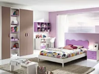 Cameretta Gruppo Silwood scontata del 30%. Prezzi Outlet. Letto 1/2 e 1/piazza.