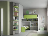 Cameretta Cameretta con letto-soppalco-scorrevole di mistral scontata del 30% Mistral con uno sconto imbattibile