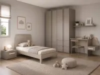 Cameretta Cameretta con scrivania Artigianale in laminato opaco a prezzo scontato