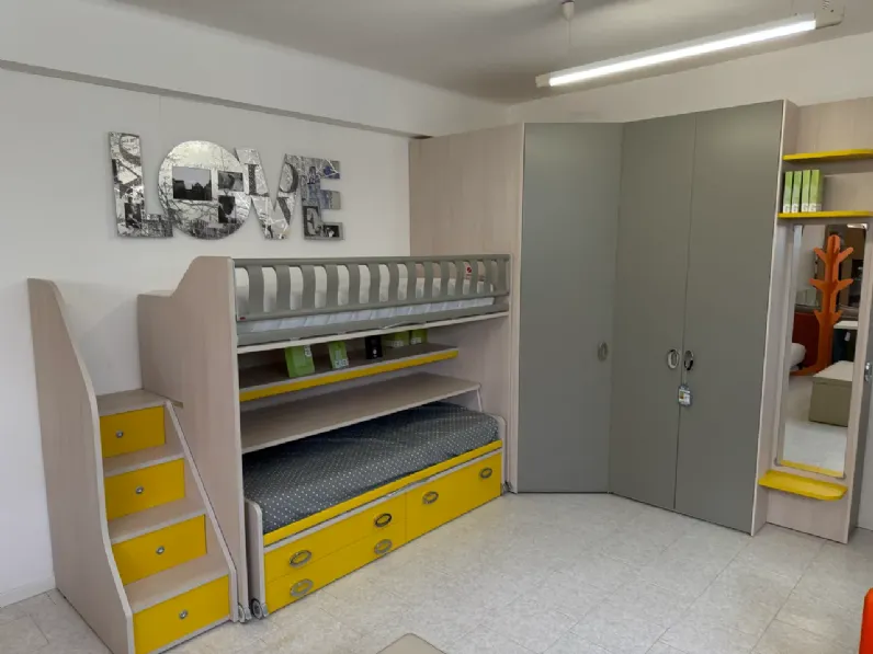 Cameretta Cameretta con soppalco Moretti compact camerettecon letto a soppalco scontata