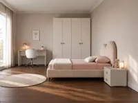 Cameretta Cameretta con testiera letto a cuore Artigianale�con letto una piazza e mezza
 scontata