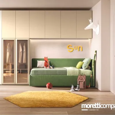 Cameretta Cameretta k111 Moretti compact camerette letti a terra a prezzo scontato