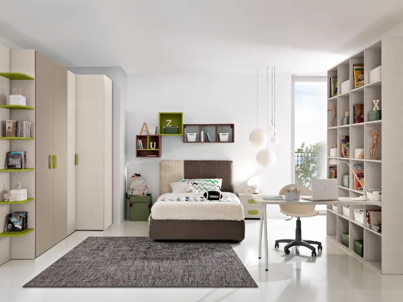 Cameretta Cameretta mod.sandy del gruppo silwood Gruppo silwood con letto a terrain offerta