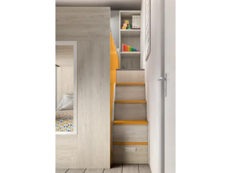 Cameretta moderna con letto a castello Zg mobili con uno sconto imbattibile
