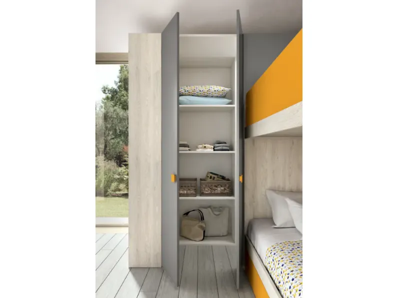 Cameretta moderna con letto a castello Zg mobili con uno sconto imbattibile