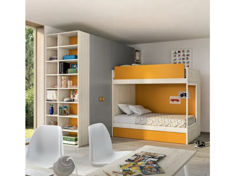 Cameretta moderna con letto a castello Zg mobili con uno sconto imbattibile