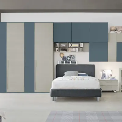 Cameretta Cameretta moderna personalizzabile Colombini casa in OFFERTA OUTLET