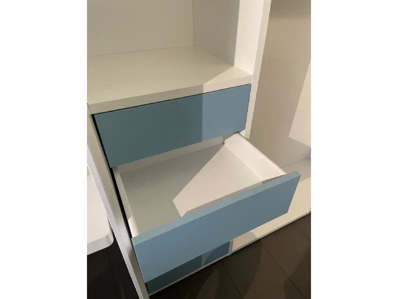 Cameretta moretti con cabina ad angolo Moretti compact camerette senza letto scontata