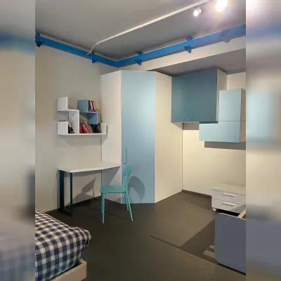 Cameretta Cameretta moretti con cabina ad angolo Moretti compact camerettesenza letto scontata