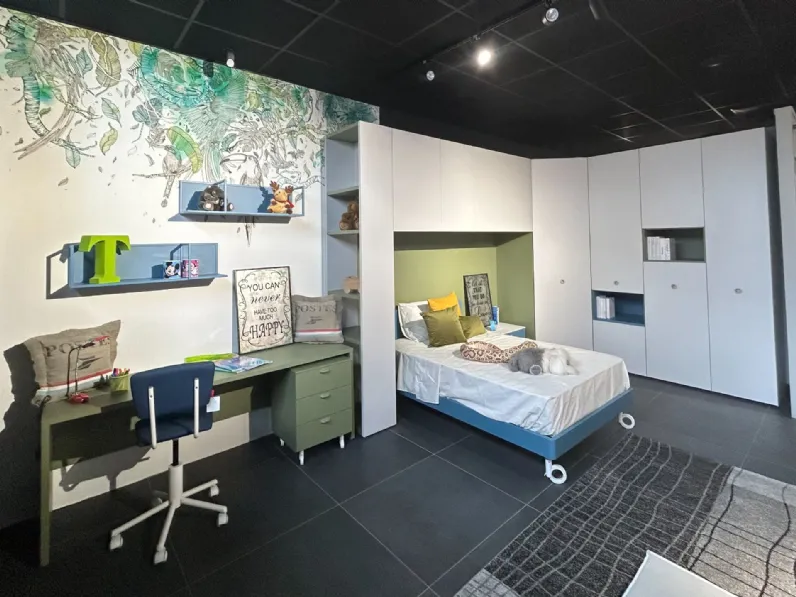 Cameretta in laminato opacoCameretta nidi Battistella scontata a PREZZI OUTLET