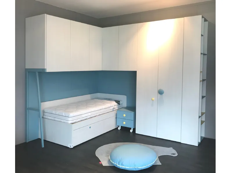 Cameretta Cameretta nidi cinquanta3 Cinquanta3 con letto a terra in Offerta Outlet