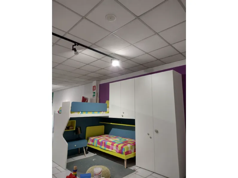 Cameretta Cameretta nidi Nidi�con letto a soppalco scontata