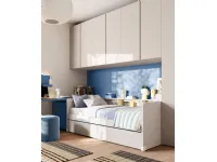 Cameretta Cameretta ponte 31 Mistral con letto a ponte a prezzo Outlet