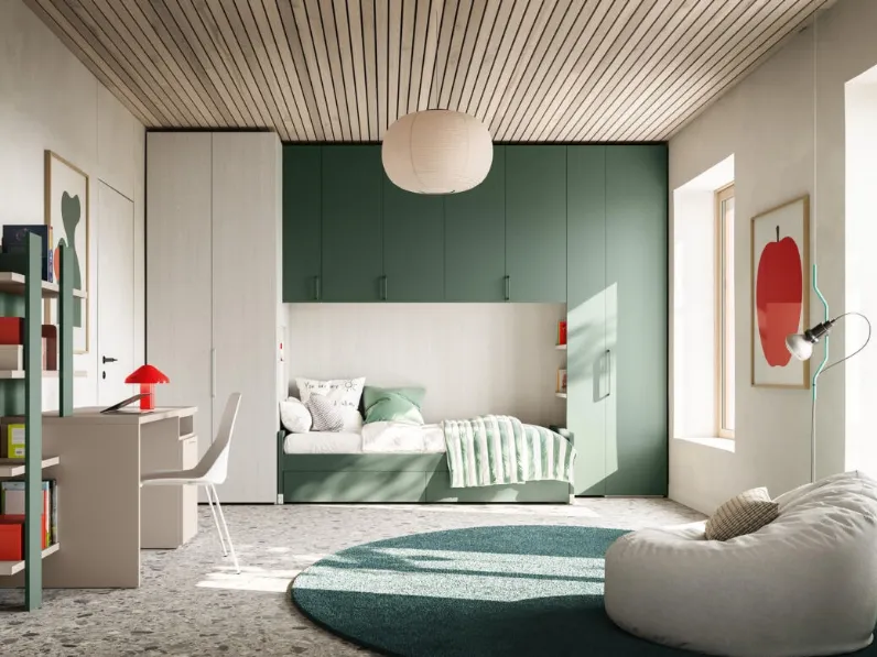 Cameretta in laminato opacoCameretta ponte 41 Mistral scontata a PREZZI OUTLET