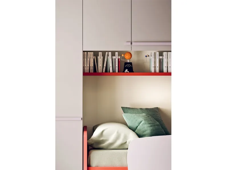 Cameretta ponte  di Clever in laminato opaco in Offerta Outlet