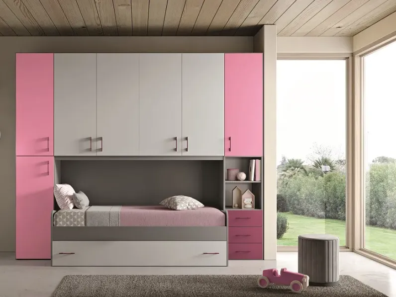 Cameretta-ponte mod.omnia-s-6 Gruppo silwood con letto a ponte scontata