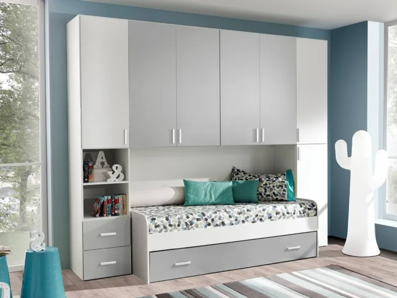 Cameretta-ponte mod.omnia-s-6 Gruppo silwood con letto a ponte scontata