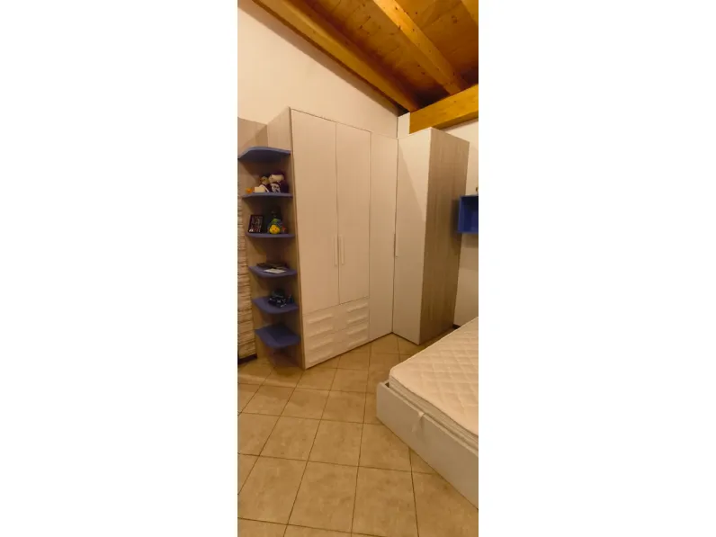 Cameretta Cameretta smart San martino mobili letti a terra a prezzo Outlet