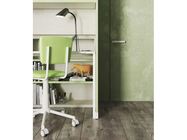 Cameretta soppalco 8 San martino mobili con letto a soppalco a prezzo Outlet