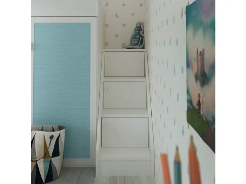 Cameretta-soppalco mod.frame di corazzin scontata del 30% Corazzin letti a terra scontata