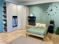 Cameretta in laminato opacoCameretta tortora Mistral scontata a PREZZI OUTLET