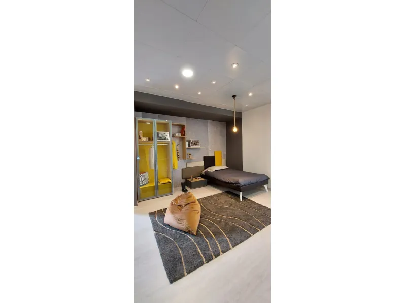 Cameretta Cameretta young Moretti compact in laccato opaco in Offerta Outlet