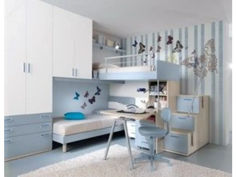 Cameretta Artigianale Cargo SCONTATA! stile e praticit. Un arredatore di sogno per i tuoi bambini.