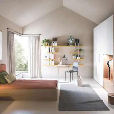 Cameretta Cezanne Corazzin letti a terra a prezzo Outlet