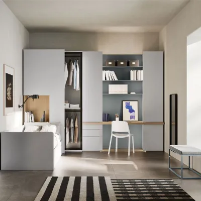 Cameretta in laminato matericoS22 * Clever scontata a PREZZI OUTLET