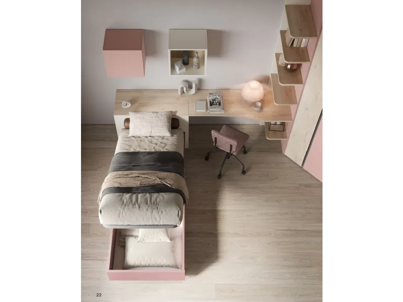 Cameretta con letto contenitore Collezione esclusiva con un ribasso imbattibile