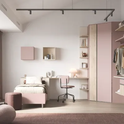 Cameretta Cameretta con letto contenitore Collezione esclusivaletti a terra scontata