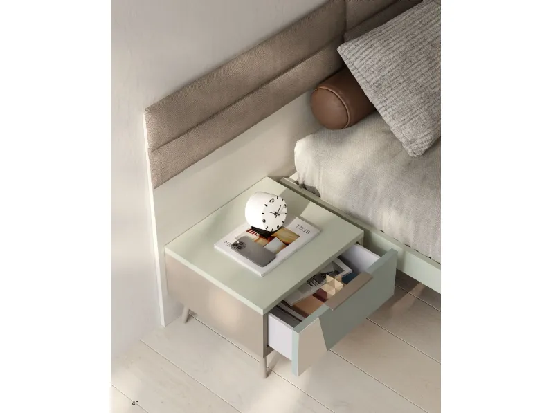 Cameretta in laminato materico Cameretta con scrivania in natural wood Collezione esclusiva scontata a PREZZI OUTLET