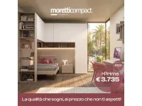 Cameretta Collezione prime moretti compact Moretti compact camerette con letto a ponte a prezzo scontato