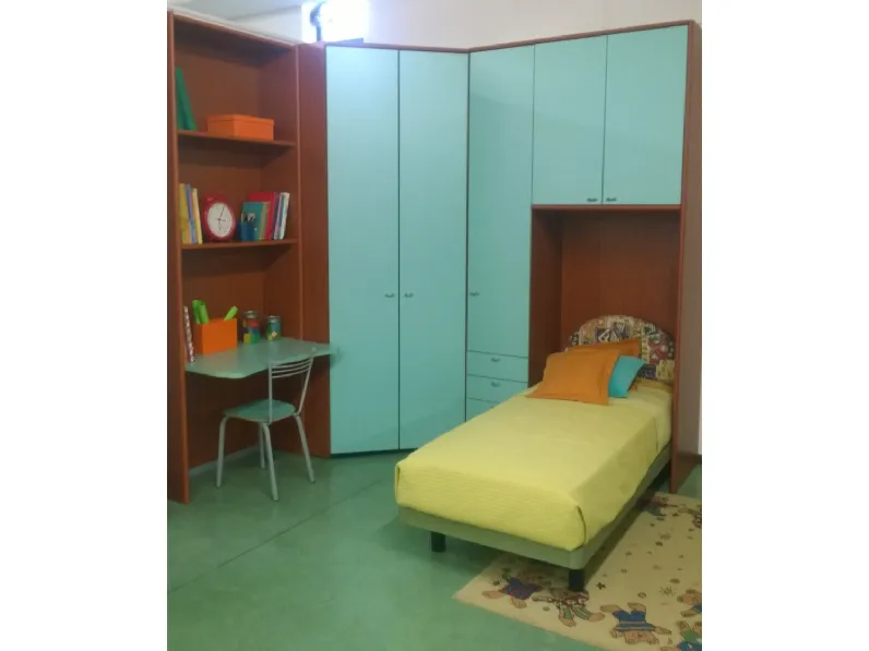 Cameretta Golf Colombini casa in laminato opaco in Offerta Outlet