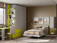 Cameretta in laccato opacoComposizione 115 San martino mobili scontata a PREZZI OUTLET