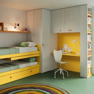 Cameretta Composizione 15 Siloma con letto a pontein offerta