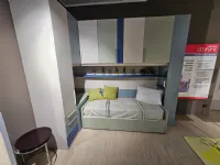 Cameretta in laccato opacoComposizione l030 Doimo cityline scontata a PREZZI OUTLET