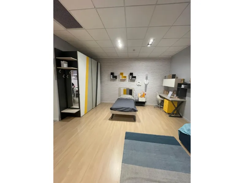 Cameretta in laccato opaco�Cv 419 moretti sirius Moretti compact camerette scontata a PREZZI OUTLET