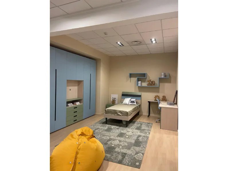 Cameretta Cv 423 cameretta moretti  Moretti compact camerette letti a terra�in offerta