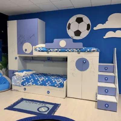 Cameretta Cv 434 cameretta napoli Collezione esclusiva con letto a soppalco�in offerta