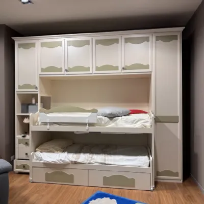 Cameretta Cv 435 composizione beverly San michele con letto a ponte in Offerta Outlet