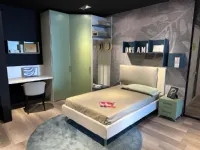 Cameretta Deck Moretti compact in laccato opaco a prezzo Outlet
