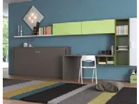 Cameretta Desk Artigianale in laminato materico in Offerta Outlet