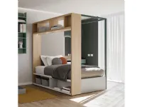 Cameretta Composizione 2406 Doimo cityline letti a terra a prezzo scontato