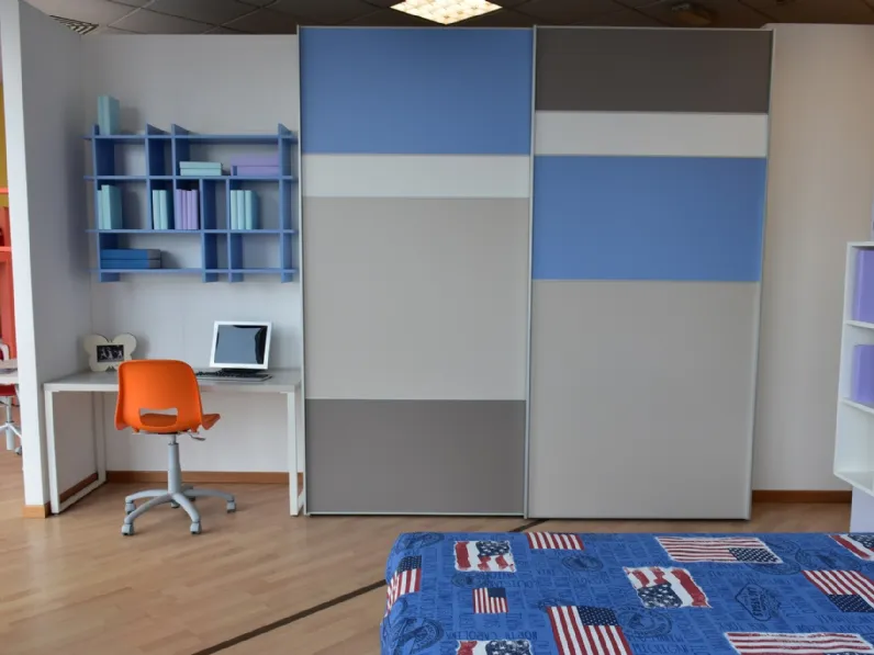 Cameretta in laminato opaco Doimo cityline Doimo cityline scontata a PREZZI OUTLET