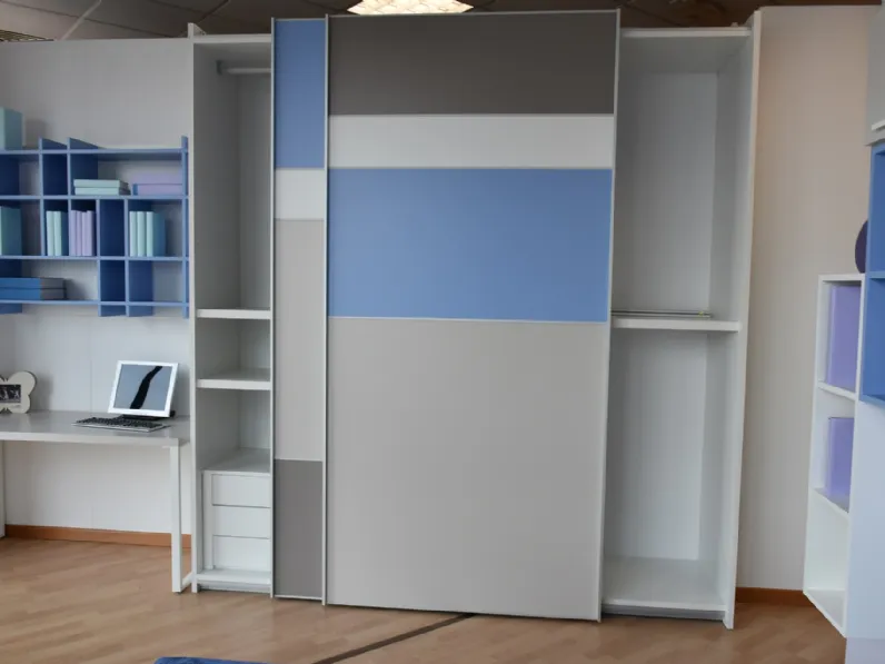 Cameretta in laminato opaco Doimo cityline Doimo cityline scontata a PREZZI OUTLET