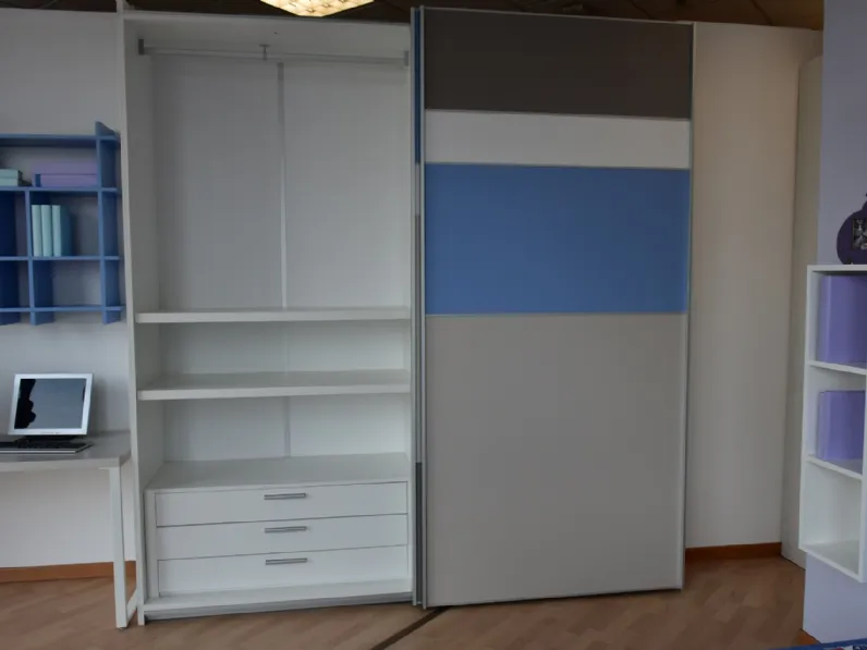 Cameretta in laminato opaco Doimo cityline Doimo cityline scontata a PREZZI OUTLET