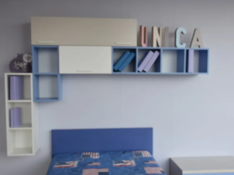 Cameretta in laminato opaco Doimo cityline Doimo cityline scontata a PREZZI OUTLET