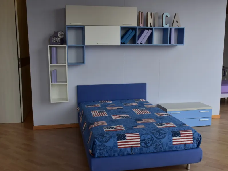 Cameretta in laminato opaco Doimo cityline Doimo cityline scontata a PREZZI OUTLET